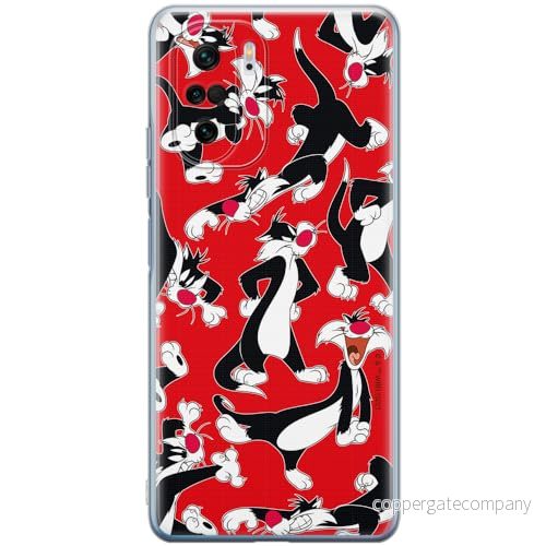 ERT GROUP mobiltelefonfodral för Xiaomi MI 11i/ REDMI K40/K40 PRO/POCO F3/ F3 PRO originalt och officiellt licensierat Looney Tunes mönster Sylvester 006, fodral tillverkad av TPU plast 5905511650889