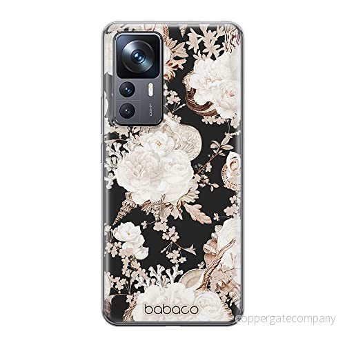 ERT GROUP mobiltelefonfodral för Xiaomi 12T/12T pro/K50 Ultra originalt och officiellt licensierat Babaco mönster Flowers 044 anpassad till formen på mobiltelefonen, fodral tillverkad av TPU plast 5905511581541