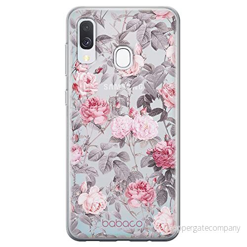 ERT GROUP mobiltelefonfodral för Samsung A40 originalt och officiellt licensierat Babaco mönster Flowers 054 optimalt anpassad till formen på mobiltelefonen, gedeeltelijk transparant 5905131353917