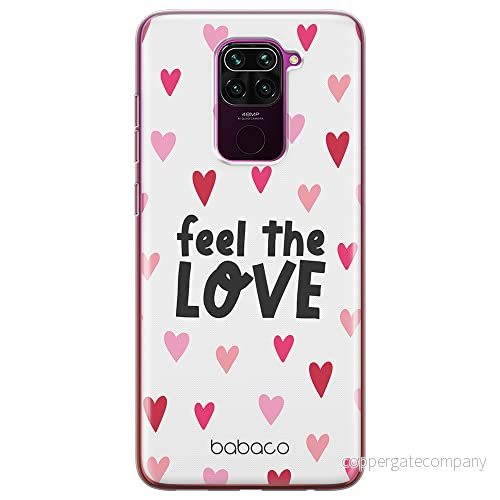 ERT GROUP mobiltelefonfodral för Xiaomi REDMI NOTE 9 originalt och officiellt licensierat Babaco mönster Feel the love 001 optimalt anpassad till formen på mobiltelefonen, gedeeltelijk transparant 5904805038198