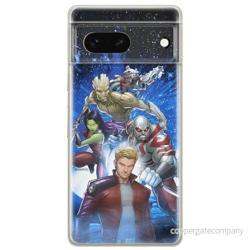 ERT GROUP mobiltelefonfodral för Google PIXEL 7 originalt och officiellt licensierat Marvel mönster Guardians of the Galaxy 011 anpassad till formen på mobiltelefonen, fodral tillverkad av TPU plast 5905795159948