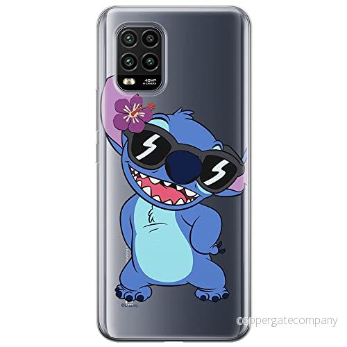 ERT GROUP mobiltelefonfodral för Xiaomi MI 10 LITE originalt och officiellt licensierat Disney mönster Stitch 007 optimalt anpassad till formen på mobiltelefonen, gedeeltelijk transparant 5903537145013