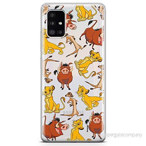 ERT GROUP mobiltelefonfodral för Samsung A51 5G originalt och officiellt licensierat Disney mönster Simba & Friends 010 optimalt anpassad till formen på mobiltelefonen, gedeeltelijk transparant 5905131790910