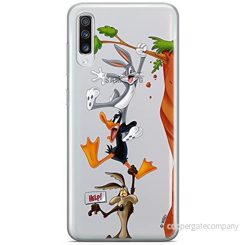 ERT GROUP mobiltelefonfodral för Samsung A70 originalt och officiellt licensierat Looney Tunes mönster 005 optimalt anpassad till formen på mobiltelefonen, gedeeltelijk transparant 5902980472936
