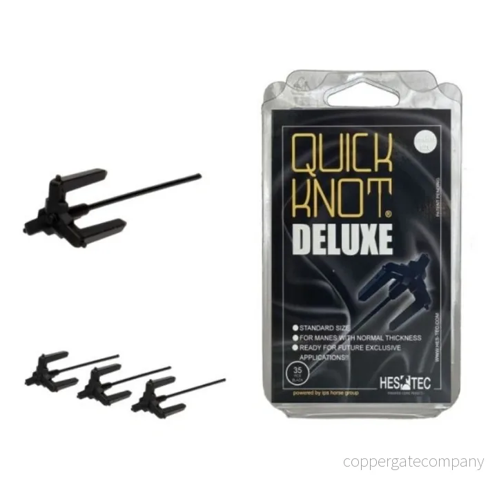 Quick Knot Deluxe Svart Gummiband & Manrosetter 8718657741109