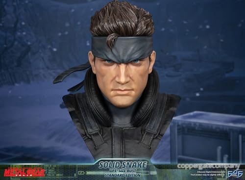 First 4 Figures Metal Gear Solid Life Size Bust Resin Statue: Snake (Standard Edition) Figur 5060316625965