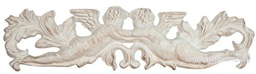 Biscottini Fregio Wood 87 x 22 cm Tillverkad i Italien Fris för möbler och väggar Dekorativ träfris med antik finish 3000005168559