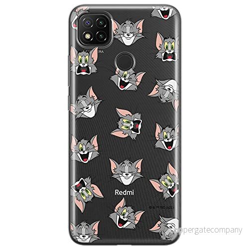 ERT GROUP mobiltelefonfodral för Xiaomi REDMI 9C originalt och officiellt licensierat Tom and Jerry mönster 007 optimalt anpassad till formen på mobiltelefonen, gedeeltelijk transparant 5904805258602