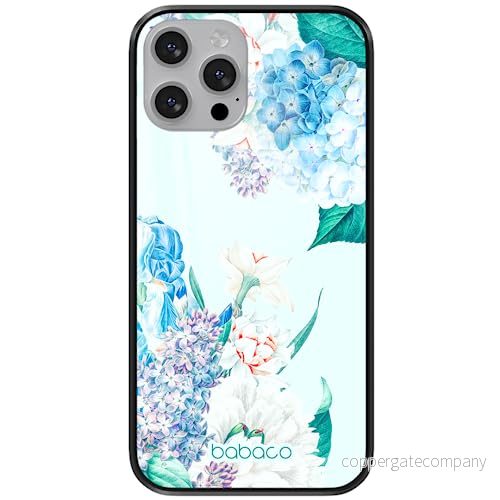 ERT GROUP mobiltelefonfodral för Apple Iphone 13 PRO originalt och officiellt licensierat Babaco mönster Flowers 027 tillverkad av härdat glas, skyddsfodral 5905131265975
