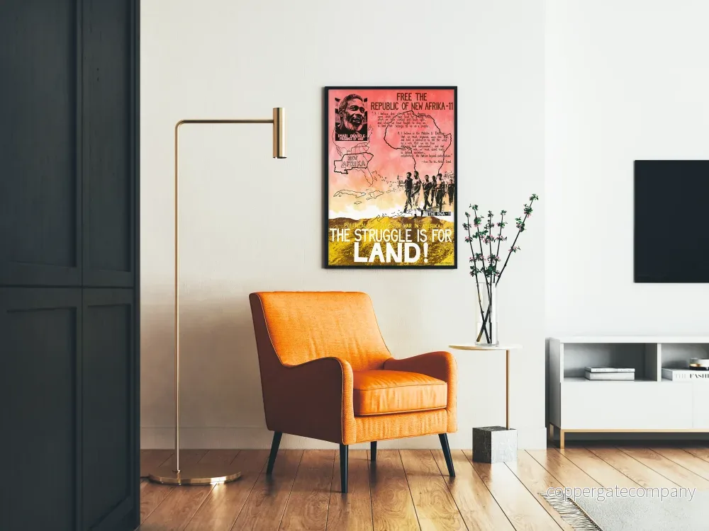 Engagerad poster Kampen är för marken - Engagerad väggdekoration - Bild 2