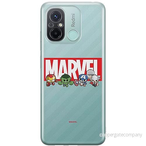ERT GROUP mobiltelefonfodral för Xiaomi REDMI 12C/ 11A originalt och officiellt licensierat Marvel mönster 009 optimalt anpassad till formen på mobiltelefonen, gedeeltelijk transparant 5905511845100