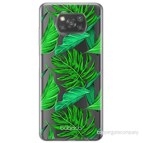 ERT GROUP mobiltelefonfodral för Xiaomi POCOPHONE X3 originalt och officiellt licensierat Babaco mönster Plants 006 optimalt anpassad till formen på mobiltelefonen, gedeeltelijk transparant 5903537124117