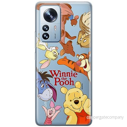 ERT GROUP mobiltelefonfodral för Xiaomi 12 / 12X originalt och officiellt licensierat Disney mönster Winnie the Pooh & Friends 046 anpassad till formen på mobiltelefonen, gedeeltelijk transparant 5905795044145
