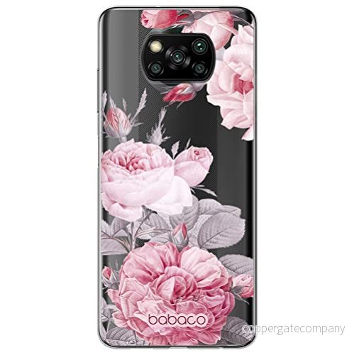 ERT GROUP mobiltelefonfodral för Xiaomi POCOPHONE X3 originalt och officiellt licensierat Babaco mönster Flowers 050 optimalt anpassad till formen på mobiltelefonen, gedeeltelijk transparant 5905131348364