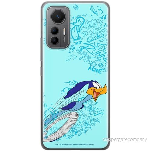 ERT GROUP mobiltelefonfodral för Xiaomi 12 LITE originalt och officiellt licensierat Looney Tunes mönster Roadrunner 004 anpassad till formen på mobiltelefonen, fodral tillverkad av TPU plast 5905795127558