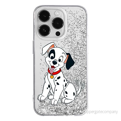 ERT GROUP mobiltelefonfodral för Apple Iphone 14 PRO originalt och officiellt licensierat Disney mönster Dalmatian 006 optimalt anpassad till formen på mobiltelefonen, med glitter overflow effekt 5905511589684