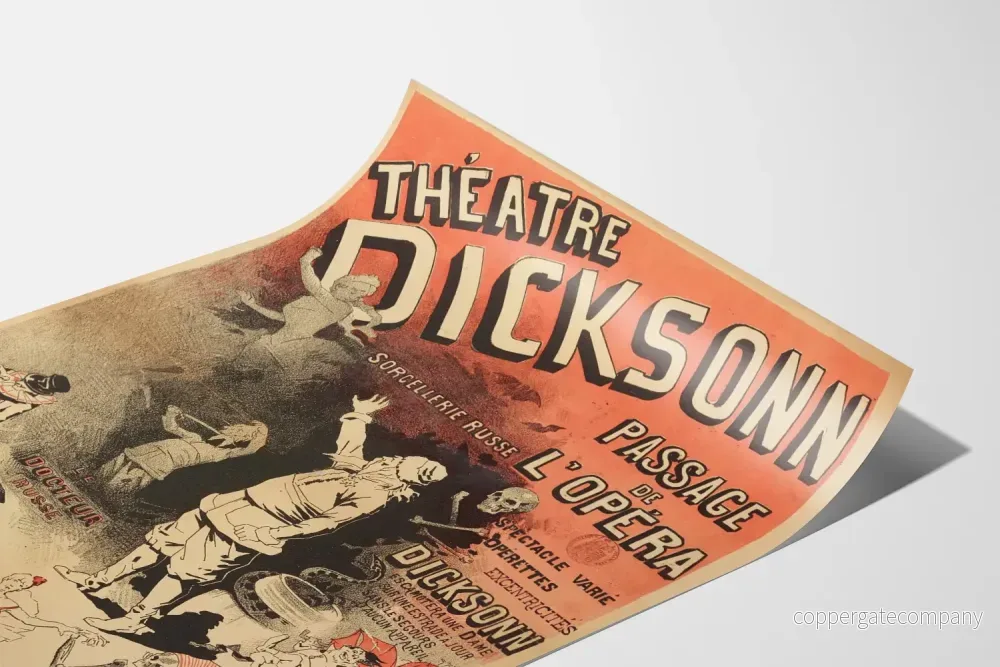 Vintageaffisch Teater Dicksonn Passage de l'Opéra - Bild 3
