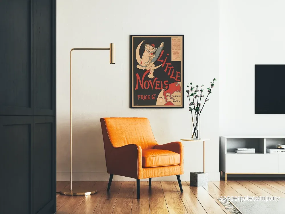 Vintageposter Little Novels för litterär väggdekoration - Bild 2