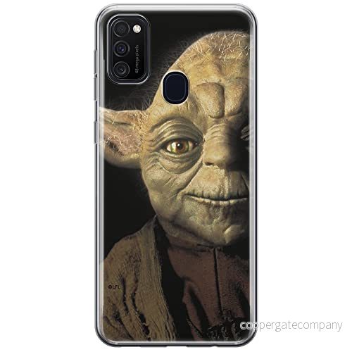ERT GROUP mobiltelefonfodral för Samsung M21 originalt och officiellt licensierat Star Wars mönster Yoda 004 optimalt anpassad till formen på mobiltelefonen, fodral tillverkad av TPU plast 5903537839233