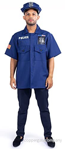 Dress Up America Poliskostym för vuxna 86138915560