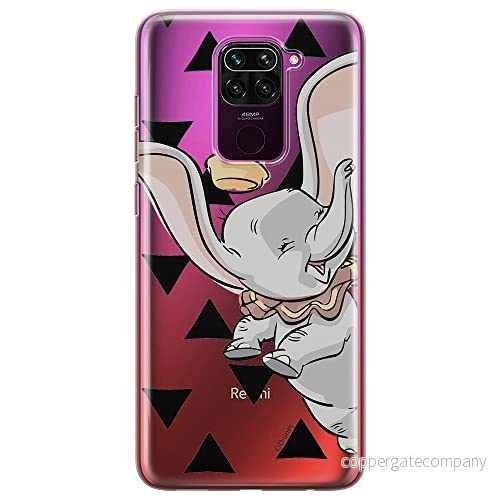 ERT GROUP mobiltelefonfodral för Xiaomi REDMI NOTE 9 originalt och officiellt licensierat Disney mönster Dumbo 001 optimalt anpassad till formen på mobiltelefonen, gedeeltelijk transparant 5903040335055