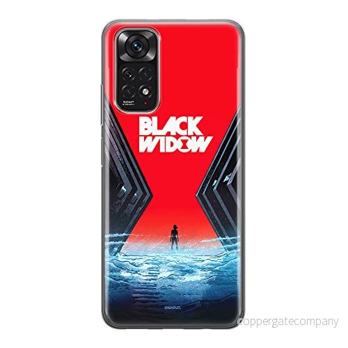 ERT GROUP mobiltelefonfodral för Xiaomi REDMI NOTE 11S 4G / 11 originalt och officiellt licensierat Marvel mönster Black Widow 001, fodral tillverkad av TPU plast 5905511553128