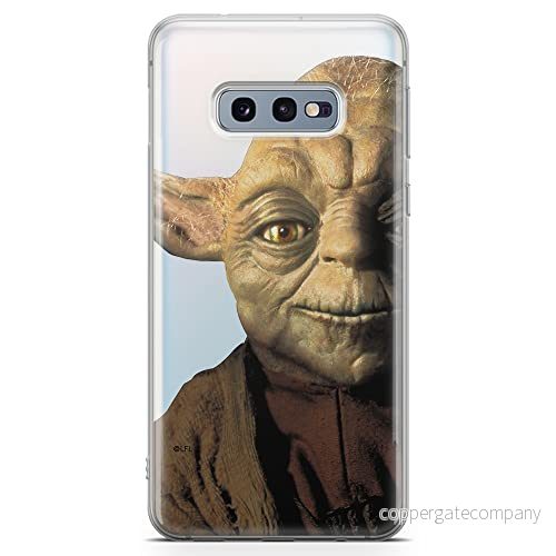 ERT GROUP mobiltelefonfodral för Samsung S10e originalt och officiellt licensierat Star Wars mönster Yoda 004 optimalt anpassad till formen på mobiltelefonen, gedeeltelijk transparant 5902980168815