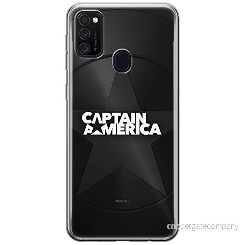ERT GROUP mobiltelefonfodral för Samsung M21 originalt och officiellt licensierat Marvel mönster Captain America 024 optimalt anpassad till formen på mobiltelefonen, fodral tillverkad av TPU plast 5903537836959