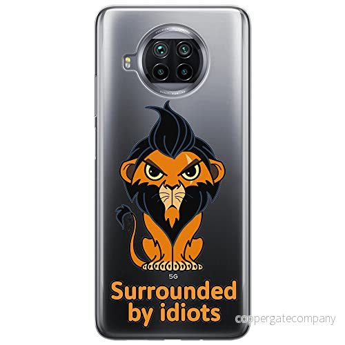 ERT GROUP mobiltelefonfodral för Xiaomi MI 10T LITE/REDMI NOTE 9 PRO 5G originalt och officiellt licensierat Disney mönster Scar 001 anpassad till formen på mobiltelefonen, gedeeltelijk transparant 5905131439383