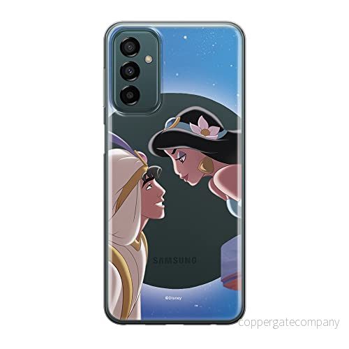 ERT GROUP mobiltelefonfodral för Samsung M13 4G/M23 5G/F23 originalt och officiellt licensierat Disney mönster Jasmine & Aladdin 001 anpassad till formen på mobiltelefonen, gedeeltelijk transparant 5905511374723