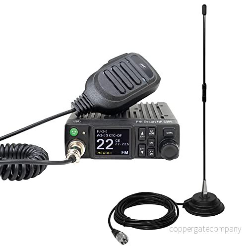 CB radio PNI Escort HP 8900 ASQ, 12 24V + Antenn Extra 40 med magnetisk bas 5949066525117