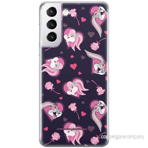 ERT GROUP mobiltelefonfodral för Samsung S21 PLUS originalt och officiellt licensierat Looney Tunes mönster Lola & Bugs 003 anpassad till formen på mobiltelefonen, fodral tillverkad av TPU plast 5905795134365