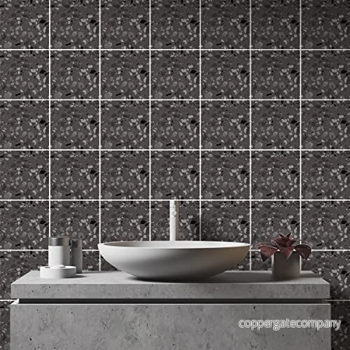 Ambiance Väggklistermärke Carrelage Självhäftande Cuisine DE Bain 24 klistermärken Carreaux Cement TERRAZZO Isabella stickers10 x 10 cm 5415231692507