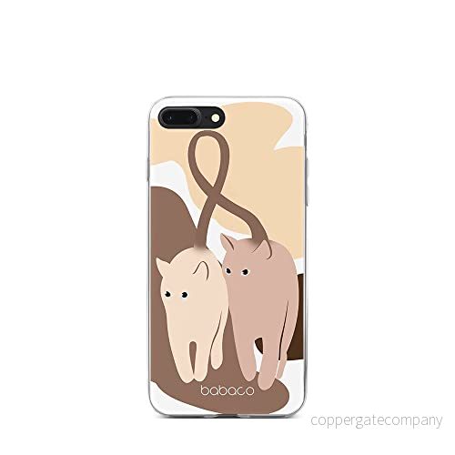 ERT GROUP mobiltelefonfodral för Iphone 7 PLUS/ 8 PLUS originalt och officiellt licensierat Babaco mönster Cats 002 optimalt anpassad till formen på mobiltelefonen, fodral tillverkad av TPU plast 5905131084491