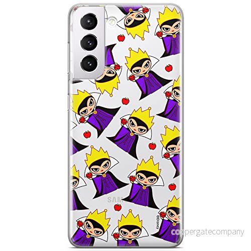 ERT GROUP mobiltelefonfodral för Samsung S21 originalt och officiellt licensierat Disney mönster The Evil Queen 003 optimalt anpassad till formen på mobiltelefonen, gedeeltelijk transparant 5905131470607