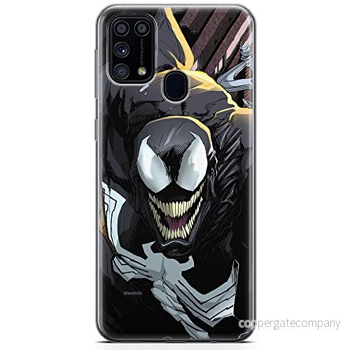 ERT GROUP mobiltelefonfodral för Samsung M31 originalt och officiellt licensierat Marvel mönster Venom 002 optimalt anpassad till formen på mobiltelefonen, fodral tillverkad av TPU plast 5904805481680