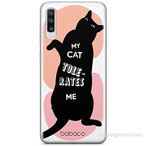 ERT GROUP mobiltelefonfodral för Samsung A70 originalt och officiellt licensierat Babaco mönster Cats 003 optimalt anpassad till formen på mobiltelefonen, fodral tillverkad av TPU plast 5905131062826