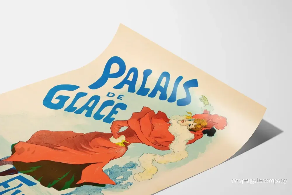 Vintageposter Palais de Glace Champs Élysées - Retro väggdekoration - Bild 3