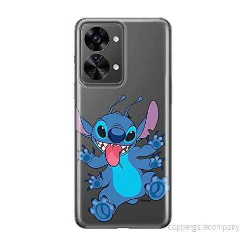 ERT GROUP mobiltelefonfodral för Oneplus NORD 2T 5G originalt och officiellt licensierat Disney mönster Stitch 019 optimalt anpassad till formen på mobiltelefonen, gedeeltelijk transparant 5905511276751