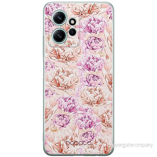 ERT GROUP mobiltelefonfodral för Xiaomi REDMI NOTE 12 4G originalt och officiellt licensierat Babaco mönster Flowers 004 optimalt anpassad till formen på mobiltelefonen, fodral tillverkad av TPU plast 5905511944735