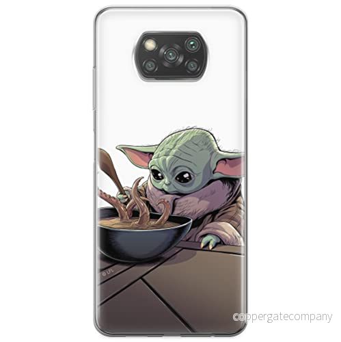 ERT GROUP mobiltelefonfodral för Xiaomi POCOPHONE X3 originalt och officiellt licensierat Star Wars mönster Baby Yoda 027 anpassad till formen på mobiltelefonen, fodral tillverkad av TPU plast 5904805091780