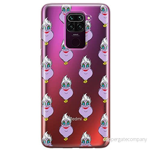 ERT GROUP mobiltelefonfodral för Xiaomi REDMI NOTE 9 originalt och officiellt licensierat Disney mönster Ursula 003 optimalt anpassad till formen på mobiltelefonen, gedeeltelijk transparant 5903040329436
