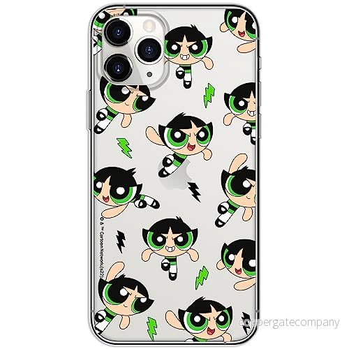 ERT GROUP mobiltelefonfodral för Iphone 11 PRO originalt och officiellt licensierat The Powerpuff Girls mönster 009 anpassad till formen på mobiltelefonen, gedeeltelijk transparant 5905511958817