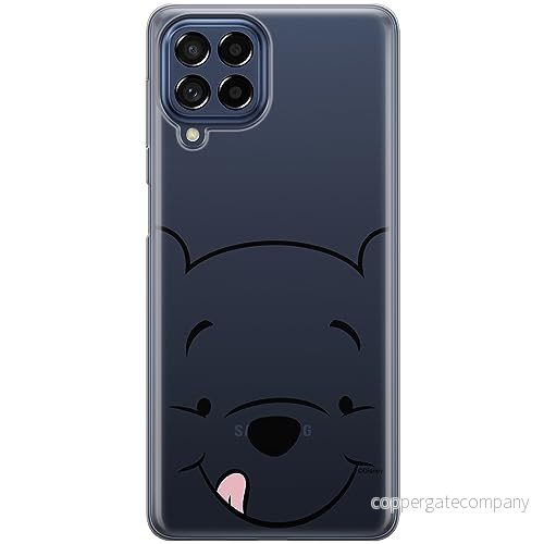 ERT GROUP mobiltelefonfodral för Samsung M33 5G originalt och officiellt licensierat Disney mönster Winnie the Pooh & Friends 045 anpassad till formen på mobiltelefonen, gedeeltelijk transparant 5905795043285
