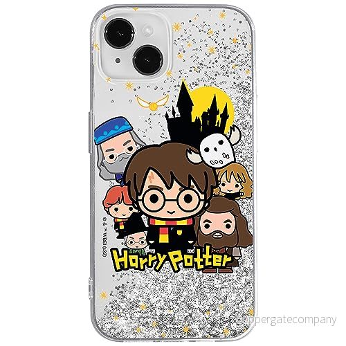 ERT GROUP mobiltelefonfodral för Apple Iphone 14 PLUS originalt och officiellt licensierat Harry Potter mönster 100 anpassad till formen på mobiltelefonen, med glitter overflow effekt 5905511591199