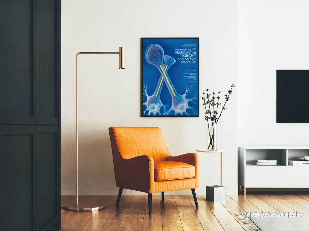 Poster för den Internationella konferensen om neuroaxonala dystrofier och axonal transport - Bild 2