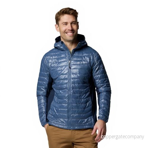 Columbia Powder Pass Hybrid Hooded-jacka för herrar 195982201320