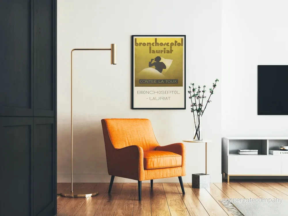 Vintageposter Bronchoseptol Lauriat mot hosta - Bild 2