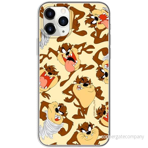 ERT GROUP mobiltelefonfodral för Iphone 11 PRO originalt och officiellt licensierat Looney Tunes mönster Tasmanian 005 optimalt anpassad till formen på mobiltelefonen, fodral tillverkad av TPU plast 5905511620349