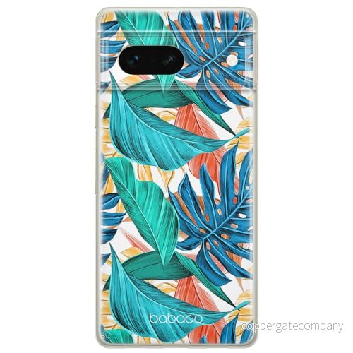 ERT GROUP mobiltelefonfodral för Google PIXEL 7 originalt och officiellt licensierat Babaco mönster Plants 005 optimalt anpassad till formen på mobiltelefonen, fodral tillverkad av TPU plast 5905795142483
